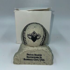 Vintage Rochester Red Wings IL Baseball Desk Paperweight Proud Season Seatholder